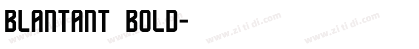 Blantant bold字体转换
